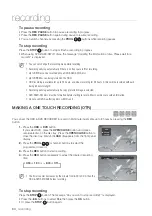 Preview for 64 page of Samsung DVD-HR770 User Manual