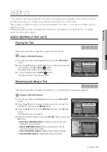 Preview for 73 page of Samsung DVD-HR770 User Manual