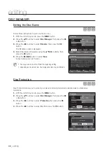 Preview for 88 page of Samsung DVD-HR770 User Manual