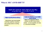 Preview for 2 page of Samsung DVD-HR773 Training Manual