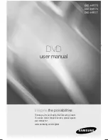 Samsung DVD-HR773 User Manual preview