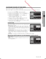 Предварительный просмотр 155 страницы Samsung DVD-HR773 User Manual