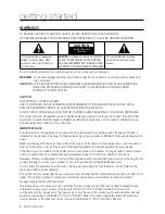 Preview for 2 page of Samsung DVD-HR773A User Manual