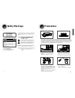 Preview for 2 page of Samsung DVD-K100 Instruction Manual