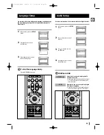 Предварительный просмотр 21 страницы Samsung DVD-K305W Instruction Manual