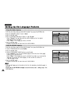 Предварительный просмотр 122 страницы Samsung DVD-L100 (Italian) Manual