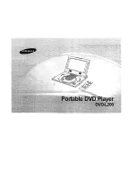 Samsung DVD-L200 User Manual preview
