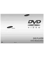 Samsung DVD-M205/XEU User Manual preview