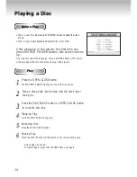 Preview for 14 page of Samsung DVD-M305/XEU User Manual