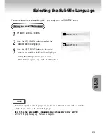 Preview for 25 page of Samsung DVD-M305/XEU User Manual