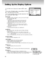 Preview for 34 page of Samsung DVD-M305/XEU User Manual