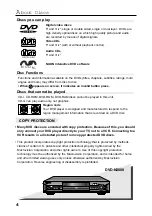 Preview for 4 page of Samsung DVD-N2000 Owner'S Manual