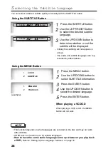 Preview for 26 page of Samsung DVD-N2000 Owner'S Manual