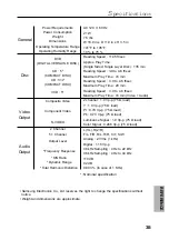 Preview for 35 page of Samsung DVD-N2000 Owner'S Manual