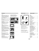 Предварительный просмотр 2 страницы Samsung DVD-P140 User Manual