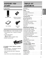 Preview for 3 page of Samsung DVD-P171 Owner'S Instructions Manual