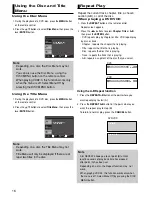 Preview for 16 page of Samsung DVD-P171 Owner'S Instructions Manual