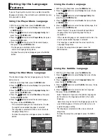 Preview for 24 page of Samsung DVD-P171 Owner'S Instructions Manual