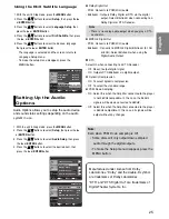 Preview for 25 page of Samsung DVD-P171 Owner'S Instructions Manual