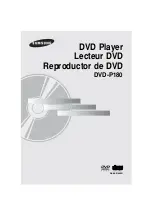 Samsung DVD-P180 Manual preview