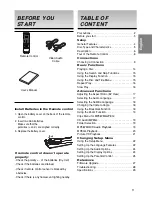 Предварительный просмотр 3 страницы Samsung DVD-P181 User Manual