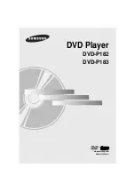 Samsung DVD-P183 User Manual preview