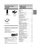 Preview for 3 page of Samsung DVD-P183 User Manual