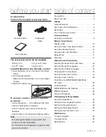 Preview for 3 page of Samsung DVD P191 - MULTI REGION CODE FREE DVD PLAYER. THIS PLAYER PLAYS DVDS User Manual