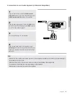 Preview for 13 page of Samsung DVD P191 - MULTI REGION CODE FREE DVD PLAYER. THIS PLAYER PLAYS DVDS User Manual