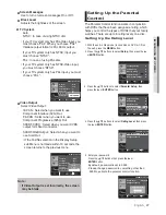 Preview for 27 page of Samsung DVD P191 - MULTI REGION CODE FREE DVD PLAYER. THIS PLAYER PLAYS DVDS User Manual