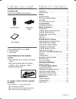 Preview for 3 page of Samsung DVD-P191K User Manual