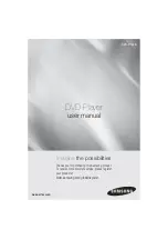 Samsung DVD-P192R User Manual preview