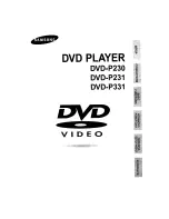 Samsung DVD-P230 User Manual preview