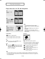 Preview for 38 page of Samsung DVD-P250K Manual Del Usuario