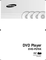 Samsung DVD-P270K User Manual preview