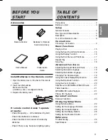 Preview for 3 page of Samsung DVD-P270K User Manual