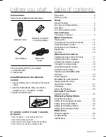 Preview for 3 page of Samsung DVD-P290K User Manual