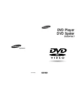 Preview for 1 page of Samsung DVD-P346 User Manual