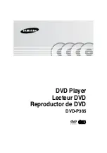 Samsung DVD-P365 Manual preview