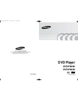 Preview for 1 page of Samsung DVD-P365H User Manual