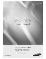 Preview for 1 page of Samsung DVD-P390 User Manual