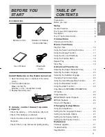 Preview for 3 page of Samsung DVD-P460D User Manual