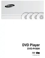 Samsung DVD-P460H User Manual preview