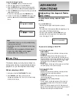 Предварительный просмотр 19 страницы Samsung DVD-P460H User Manual