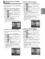 Предварительный просмотр 25 страницы Samsung DVD-P460H User Manual