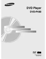 Samsung DVD-P480 User Manual preview