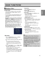 Предварительный просмотр 15 страницы Samsung DVD-P480 User Manual