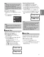 Предварительный просмотр 17 страницы Samsung DVD-P480 User Manual