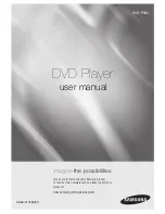 Preview for 1 page of Samsung DVD-P490 User Manual