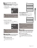 Preview for 17 page of Samsung DVD-P490 User Manual